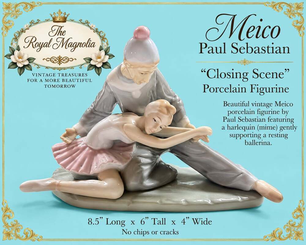 Meico Paul Sebastian Closing Scene Porcelain Figurine